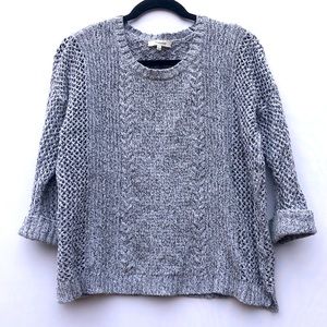 Madewell knit 3/4 sleeve sweater | small